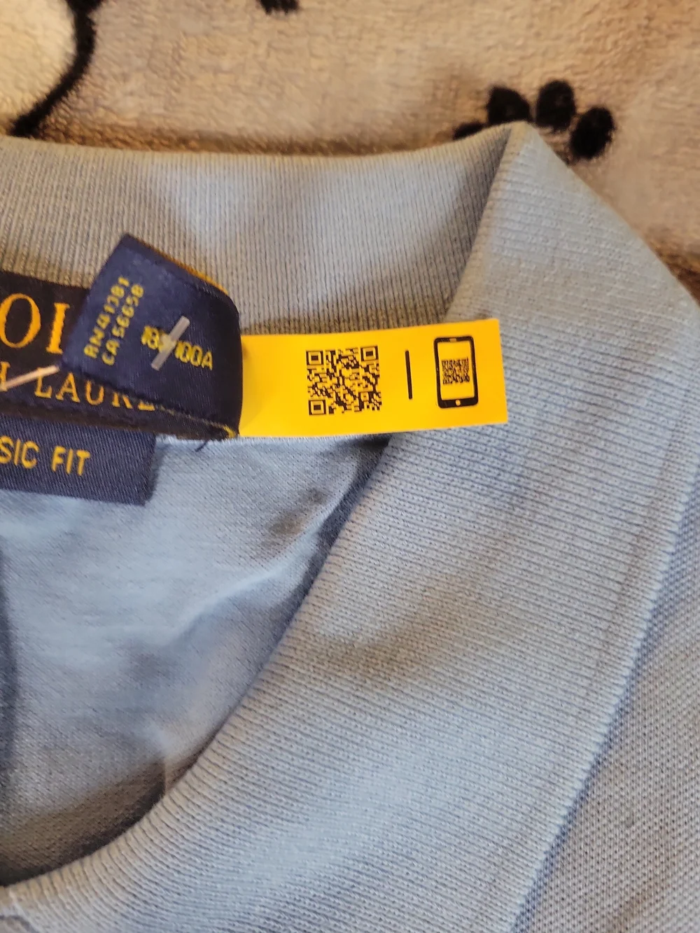 Brand New W Tags Polo Ralph Lauren Classic Fit Sky Blue Polo Shirt Size Medium
